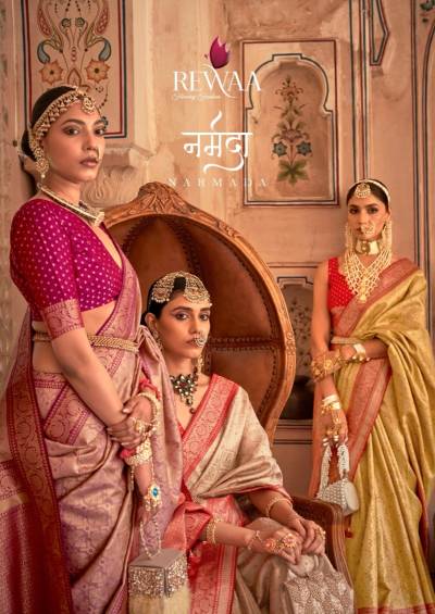 NARMADA BY REWAA BANARASI SILK SAREE MANUFACTURER IN INDIA